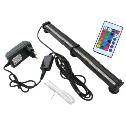 Lampa LED do Akwarium 28cm RGB Świetlówka LED  12V-Oświetlenie