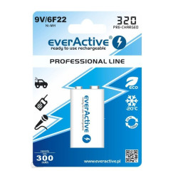 Akum. 6F22 320mAh everActive 9V !professional line-Akumulatory i Ładowarki