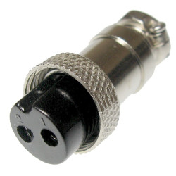 Wtyk żeński NC802(2-Ż) (NC808) 6A 125V 2-pin-Podzespoły Elektroniczne