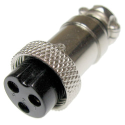Wtyk żeński NC803(3-Ż) 3-pin 6A 125V-Podzespoły Elektroniczne