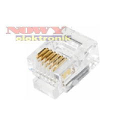 Wtyk tel. 1060-6P6C RJ12-Podzespoły Elektroniczne