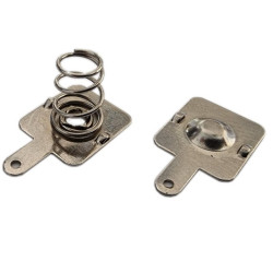 Styk baterii - blaszka + spręż. 10,5x12mm do baterii AA (R6)-Baterie