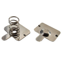 Styk baterii - blaszka + spręż. 10x13mm do baterii AA (R6)-Baterie