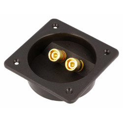 Gniazdo gł. Terminal ZG2P BASSER Premium, otwór 70mm, wymiary 80x80mm-Naglosnienie i Estrada