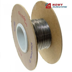 Drut oporowy Kanthal D fi 1,00mm do 1300st.C Oporność:1,720 ohm/m Szwecja-Przewody i Druty w metrażu