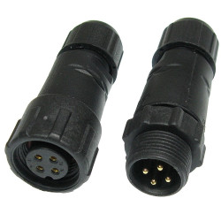 Złącze hermetyczne 4pin IP68 kpl.-Podzespoły Elektroniczne