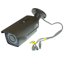 Kamera HD-UNIW. AC-T402M-G 2MPX 4w1 2,8-12mm Tuba Szara TVI/AHD/CVI/CVBS-Monitoring CCTV