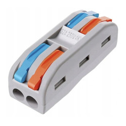 Szybkozłączka 2/2-tor kolor SPL-2 zacisk złączk elektryczna-Przewody i Druty w metrażu