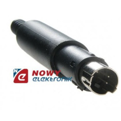 Wtyk MINI DIN 4p/SVHS/-Podzespoły Elektroniczne