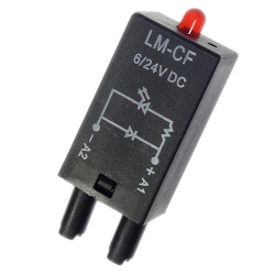 Kontrolka LED 6V 12V 24VDC zabez z diodą do przekaźników Relpol Finder-Podzespoły Elektroniczne