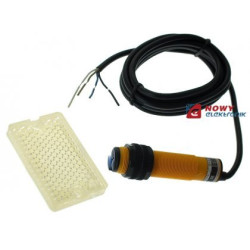 Czujnik refleksyjny G-18-R2-PH z lustrem 10-30VDC 2m NO/NC PNP kabel 2m-Sterowniki i Czujniki Przemysłowe