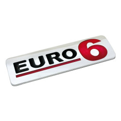 Emblemat EURO 6 naklejka 3D 170x50mm-Motoryzacja