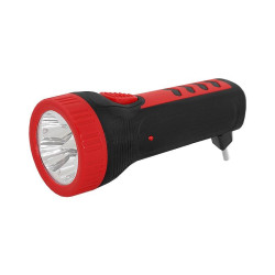 Latarka ręczna 4LED TS1166 Czarn Ładowalna z 230V (z akum.)-Oświetlenie