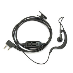 Mikrofon + słuch. do UV-82 2X PTT BAOFENG KENWOOD mikrofono słuchawka-CB Radia i Krótkofalówki