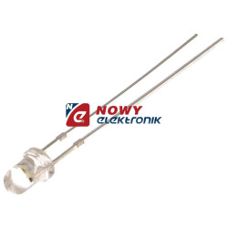 Dioda LED 3mm BIAŁA ciepła 12V 2180-3000mcd-Podzespoły Elektroniczne