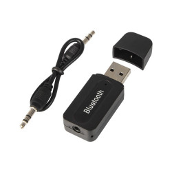 Odbiornik Bluetooth USB-AUX JACK 3,5mm adapter na kablu-Naglosnienie i Estrada
