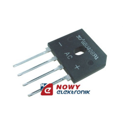 Mostek 4A 800V GBU4K  PŁASKI-Podzespoły Elektroniczne