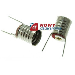 Oprawa E10PC (33-802-35) oprawka E10 lutowana  -gniazdo żarówki-Oświetlenie