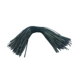 Drut wiązałkowy 20cm Czarny Opakowanie 100 Szt. Drut do wiązania-Przewody i Druty w metrażu