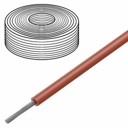Przewód silikonowy 2,50mm2 czerw czerwony 500V linka CU cynowana