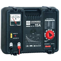 Prostownik 12V/6V-15A z regul. | /4 BK12/15 POLSKA PRODUKCJA