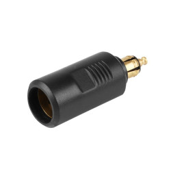 Przejście zapalniczki DIN - EURO Carmotion, adapter przejściówka, 12V 24V-Motoryzacja