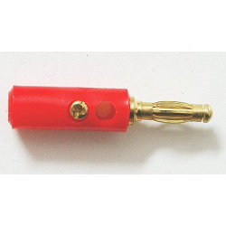 Wtyk Banan super Gold LA95 Czarny/czerwony-Podzespoły Elektroniczne