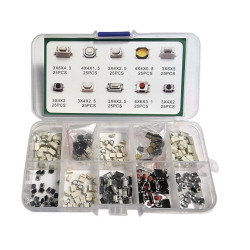 Zestaw Mikroswitch 250 Szt SMD tact switch (do serwisu pilotów)-Podzespoły Elektroniczne