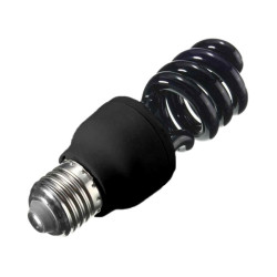 Świetlówka UV      E27 15W 240V 850lm  energooszczędna czarna-Efekty Dyskotekowe