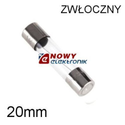 WTAT 250mA Wkładka topikowa 20mm Bezpiecznik zwłoczny 0,25A-Elektryka