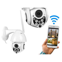 Kamera IP WiFi LTC FHD obrotowa zewnętrzna 2.0MPX MicroSD-Monitoring CCTV