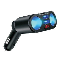 Rozgałęźnik zapalniczki M274 2 Gniazda zapal. 2xUSB-Motoryzacja