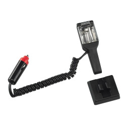 Lampka do zapalniczki 12V samochodowa, spiralny przewód. LAMPA-Motoryzacja