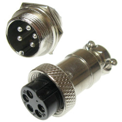 Złącze przem. DS-11-10-5B6 5pin Przemysłowe, Wtyk + Gniazdo-Podzespoły Elektroniczne