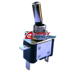 Przełącznik podświetlany niebie. 12V/20A, Dioda LED