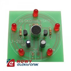 J-281 Efekt świetlny 5 LED Disko-Błysko-Zestawy do samodzielnego montażu