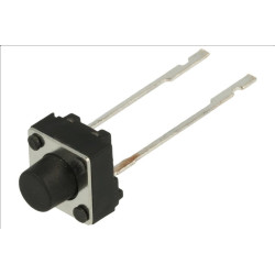 Mikroswitch 6x6mm 6mm 2 nogi TS6607-6 2,5mm-Podzespoły Elektroniczne