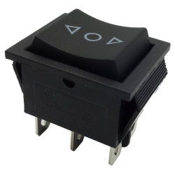 Przełącznik 3poz. Chwilowy 2-tor (ON)-OFF-(ON) Kołyskowy KCD4 15A/250V-Podzespoły Elektroniczne