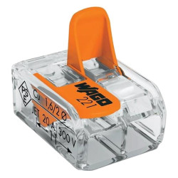 Zacisk wago 221-412 2x4 szybkozłączka ORYGINAŁ-Przewody i Druty w metrażu