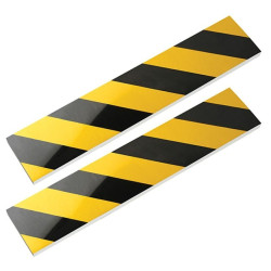 Pianka odbojnik na ścianę garażu 2szt 50x10x1,5cm zabezpieczająca  żółto/-Motoryzacja