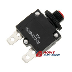 Wyłącznik nadpr. Reset 16A MR1 230V Bezpiecznik nadprądowy-Elektryka