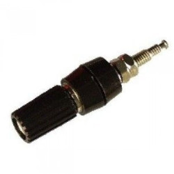 Gniazdo banan 10A GL1-BK Lab. Czarne-Podzespoły Elektroniczne