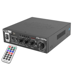 Wzmacniacz karaoke CTA-100 PRO BT/USB 100W,12VDC/230VAC-Naglosnienie i Estrada