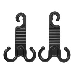 Wieszak na zagłówek z podwójnym hakiem, zestaw 2 Szt.-Motoryzacja
