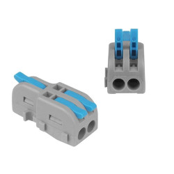 Szybkozłączka 1/2-tor 250V 32A Niebieska, linka/drut-Przewody i Druty w metrażu