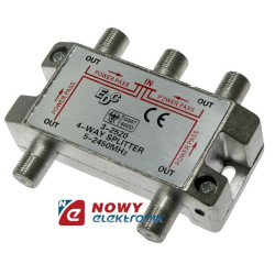 Spliter Fx4 HQ  5-2050MHz DVB-T / SAT rozgałęźnik-RTV SAT DVB-T