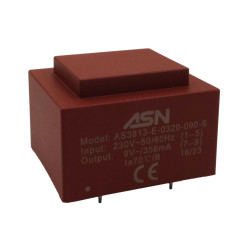 TSZZ3,2  9V-0,356A   3,2W Trafo Transformator TSZZ-Zasilacze i Transformatory