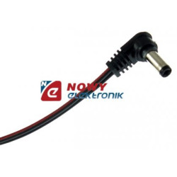 Wtyk DC 2,1/5,5 z grubym przew. Kątowy-Podzespoły Elektroniczne