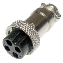 Wtyk żeński NC514(4-F) 4-pin 6A 125V-Podzespoły Elektroniczne