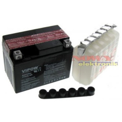 Akumulator 12V-3Ah  Do motocykla kwasowy VIPOW  typ MC Kosiarki-Akumulatory i Ładowarki